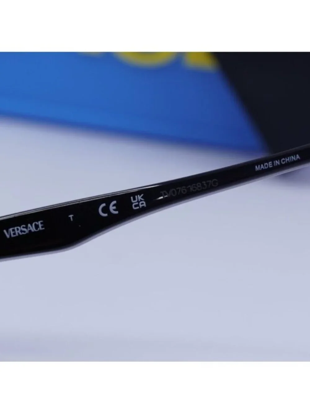 Versace Kids VK4427U GB1/87 Cat Eye Sunglasses - Black/Dark Grey